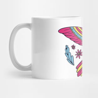 Beautiful Tribal Humming Bird Mug